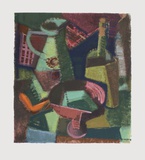 Jug with Red Dish Collectable Print by Hannes Schmucker