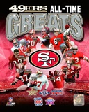 San Francisco 49ers All-Time Greats Composite Photo