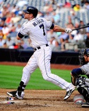 Chase Headley 2012 Action Photo