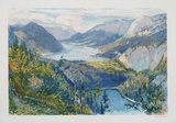 View of Grundlsee Collectable Print by Arthur Jaffé