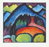 Road near Murnau Collectable Print by Alexej Von Jawlensky
