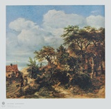Cottage by the Sea Collectable Print by Jan Lievens