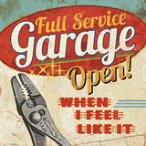Mancave I (Full Service Garage) Posters par Pela 