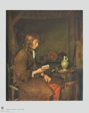 The Reader Lámina coleccionable por Gerard Terborch