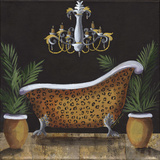 Safari Sink in Leopard Prints by Cat Heartgeaves