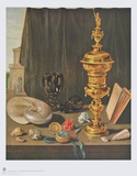 Still Life with Tall Golden Cup Collectable Print by Pieter Claesz