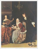 The Friends of Music Collectable Print by Gabriel Metsu