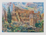 The Colosseum, Rome Collectable Print by Oskar Kokoschka