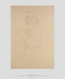 Sitting Nude with Long Hair and Veil-like Robe Pósters por Gustav Klimt Sitting Nude with Long Hair and Veil-like Robe Pósters por Gustav Klimt