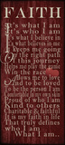 Faith Sentiments Art par Lisa Wolk