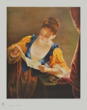 The Letter - large Collectable Print by Jean Raoux