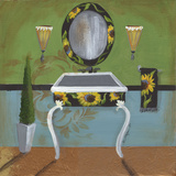 Tuscan Sink in Sunflower Posters by Cat Heartgeaves