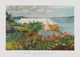 Bungalow Bermuda Collectable Print by Winslow Homer