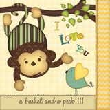 I Love You Monkey Posters by Jo Moulton