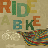 Ride A Bike Posters by Stella Bradley