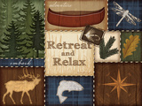 Retreat and Relax Print by Jennifer Pugh