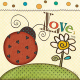 Amour de Coccinelle, Un Affiches par Jo Moulton