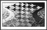 Day and Night Art by M. C. Escher