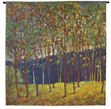 Green Gold Stand Wall Tapestry by Ken Elliott