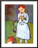 Child with a Dove, c.1901 Prints by Pablo Picasso