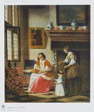 Interior Scene Collectable Print by Pieter Hooch