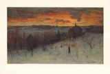 Landscape at Dawn Collectable Print by George Inness