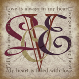 Love & Other Sentiments Prints by Lisa Wolk