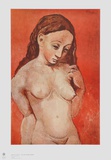 Nude on red Reproductions pour les collectionneurs par Pablo Picasso
