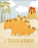 Stegosaurus Prints by Jennifer Pugh