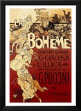 La Bohème, Musica di Puccini Affiches par Adolfo Hohenstein