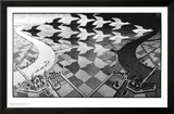 Jour et nuit Posters par M. C. Escher