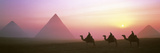 Giza Pyramids Egypt Photographie par Panoramic Images 