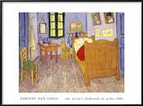 Bedroom Posters by Vincent van Gogh