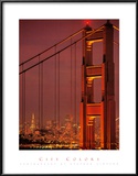 City Colors, San Francisco Bridge Print by Stephen Simpson