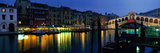 Grand Canal and Rialto Bridge Venice Italy Photographie par Panoramic Images 