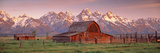 Barn Grand Teton National Park WY USA Photographic Print by Panoramic Images 