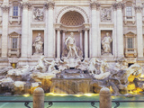 Trevi Fountain Rome Italy Photographic Print by Panoramic Images 