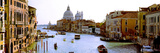 Boats in a Canal with a Church in the Background, Santa Maria Della Salute, Grand Canal, Venice,... Fotografie-Druck von Panoramic Images 