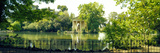 Reflection of Trees in a Garden, Temple of Aesculapius, Villa Borghese, Rome, Italy Photographie par Panoramic Images 