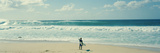Surfeur sur la plage, North Shore, Oahu, Hawaii, Etats-Unis Photographie par Panoramic Images 