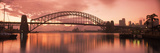 Sydney Harbour Bridge with the Sydney Opera House in the Background, Sydney Harbor, Sydney, New ... Photographic Print by Panoramic Images 
