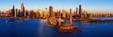 Sunrise at Navy Pier, Lake Michigan, Chicago, Cook County, Illinois, USA Photographie par Panoramic Images 