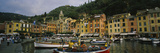 Fishing Boats at the Harbor, Portofino, Italy Photographic Print by Panoramic Images 