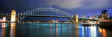 Sydney Harbour Bridge with the Sydney Opera House in the Background, Sydney Harbor, Sydney, New ... Photographie par Panoramic Images 
