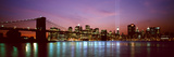 Skyscrapers Lit Up at Night, World Trade Center, Lower Manhattan, Manhattan, New York City, New ... Photographic Print by Panoramic Images 