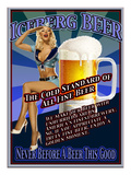 Iceberg Beer Giclee Print by Nomi Saki