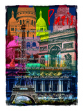 Rainbow Paris France 1 Giclee Print by Victoria Hues