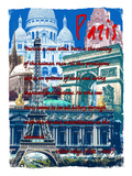 Rainbow Paris France 3 Giclee Print by Victoria Hues