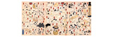 Cats Suggested as the Fifty Three Stations of the Tokaido Giclée-Druck von Kuniyoshi Utagawa