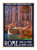 Trevi Fountain, Roma Italy 4 Reproduction procédé giclée par Anna Siena